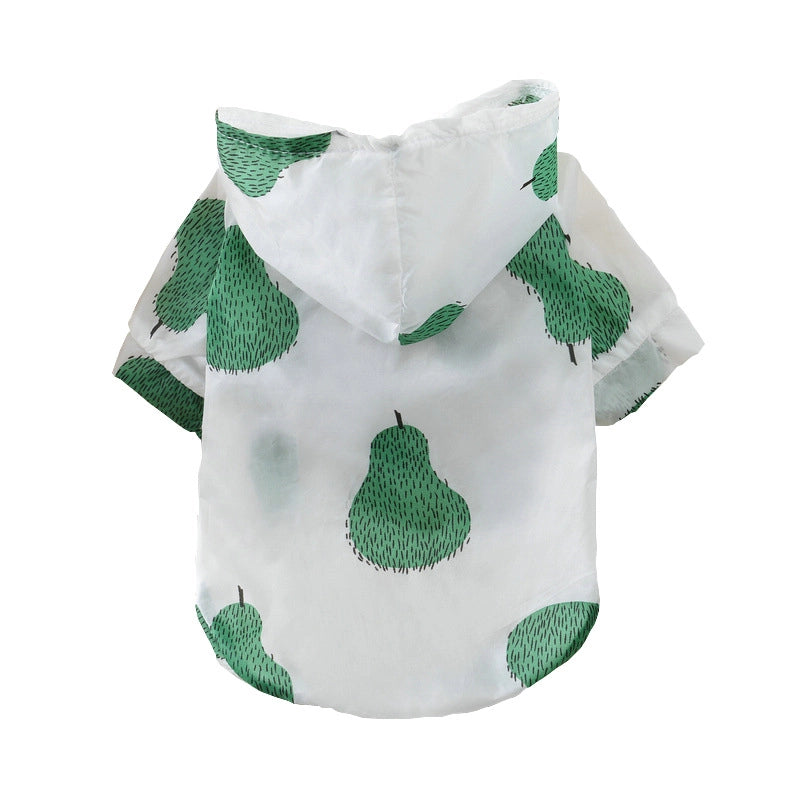 Pet Sunscreen Clothes Summer New Dog Teddy Cat Hair Bucket Supplies Shirt Dog Sunscreen With Hat
