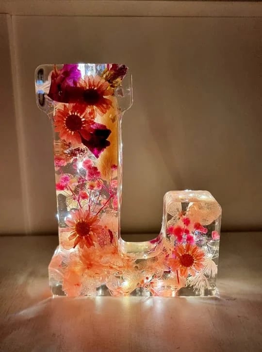 🎁 Handmade Floral Night Light🎉