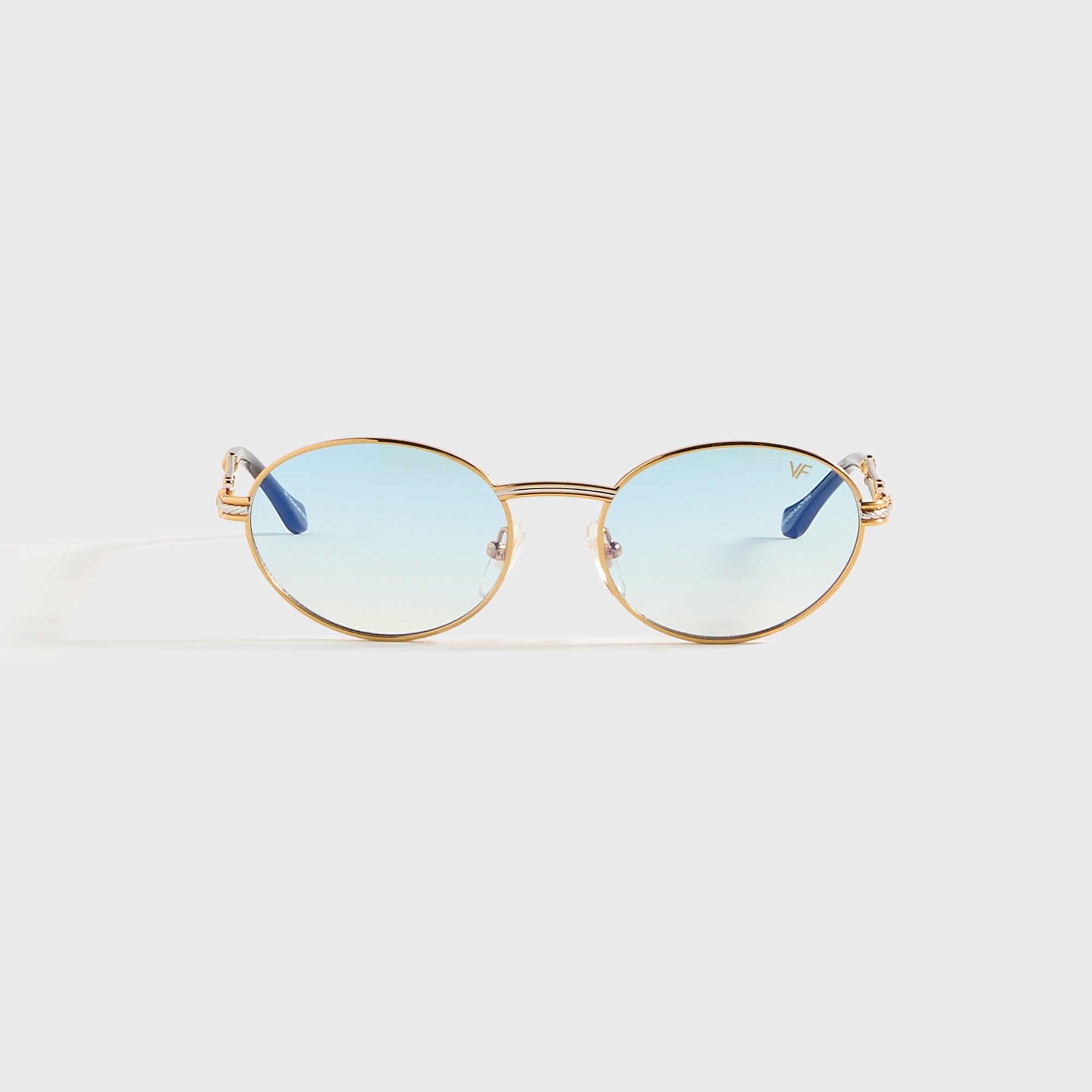 Vintage Frames Pac Double Rope Edition 18KT Two-Tone - Gold / Pastel Blue