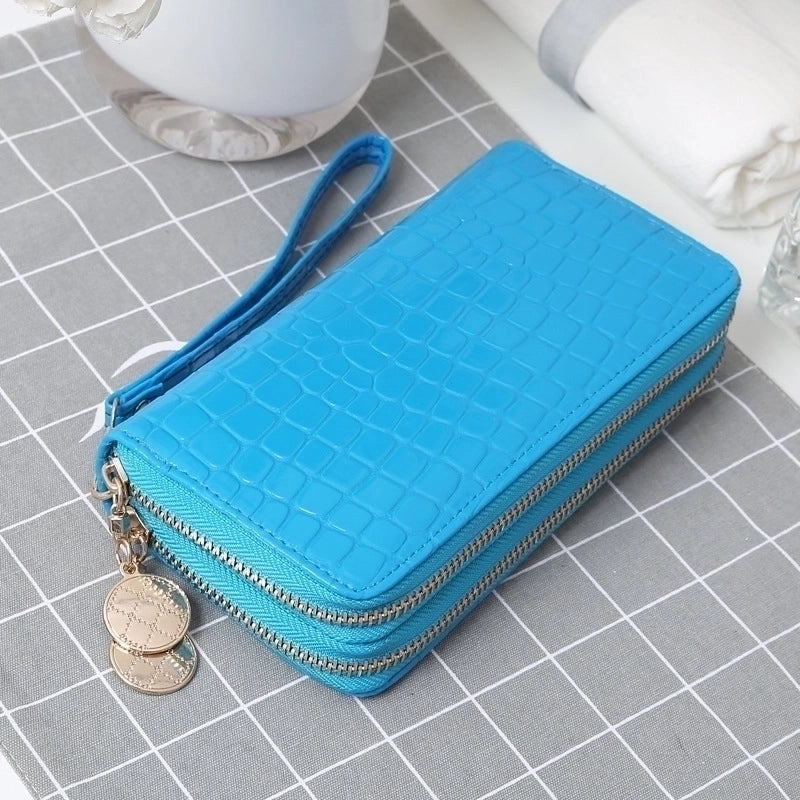 Fashion Stone Pattern Candy Color Wallet