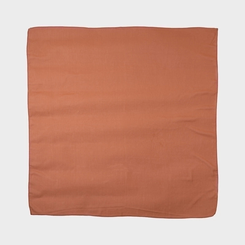 Women's Sweet Solid Color Polyester Kerchief