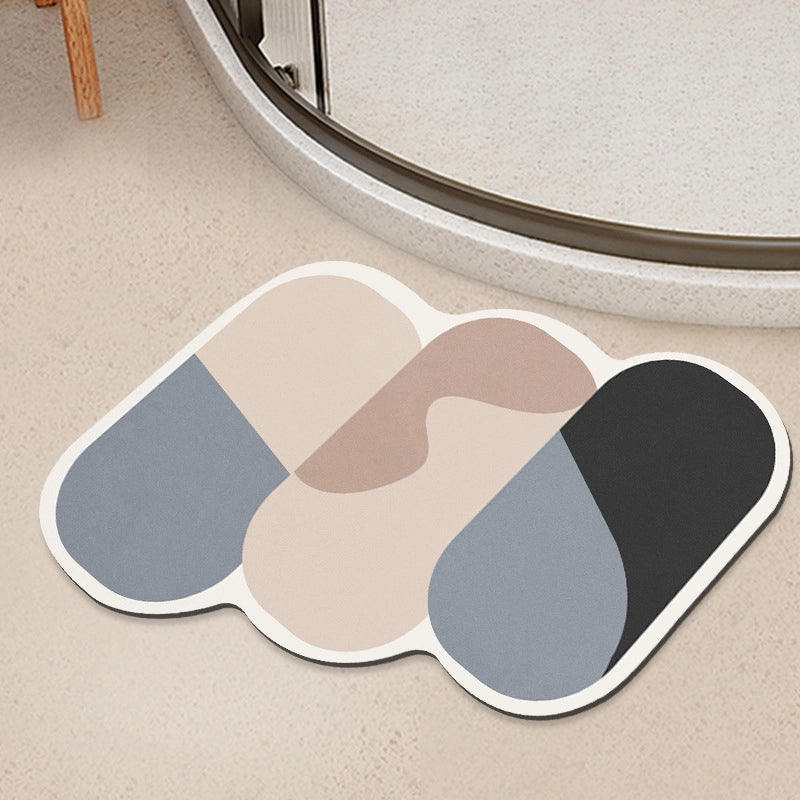 Cute Geometric Diatom Ooze Carpet Bathing