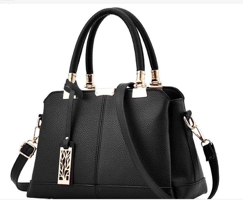 Women's Medium Autumn Pu Leather Fashion Tote Bag