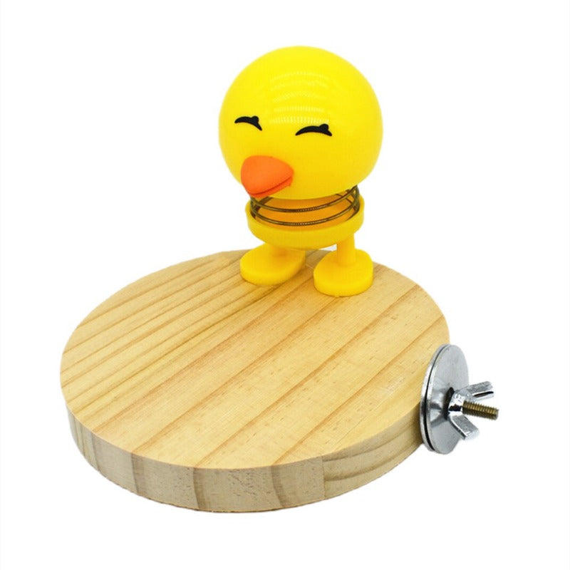 Hanging Bird Plastic Springs Chicken Toy