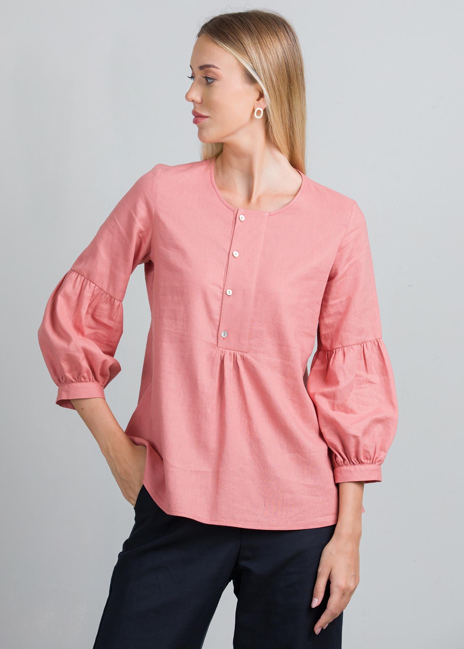 Sleeve detail blouse