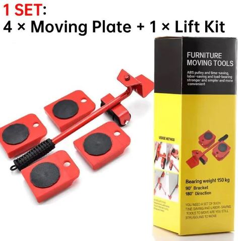 Heavy Duty Imported Furniture Mover Tool Set of 5 Pcs Lifter for Moving Your Heavy Furniture & Appliances Easily Rs 1799