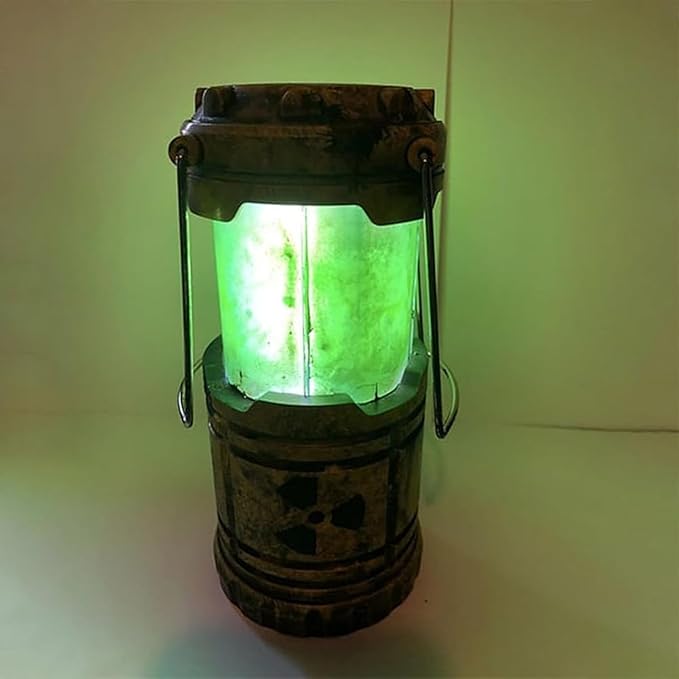 Nuclear Reactor Lantern Night Light  Industrial Sci-Fi Aesthetic