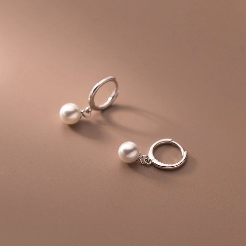 1 Pair Lady Classic Style Round Plating 304 Stainless Steel 18K Gold Plated Drop Earrings