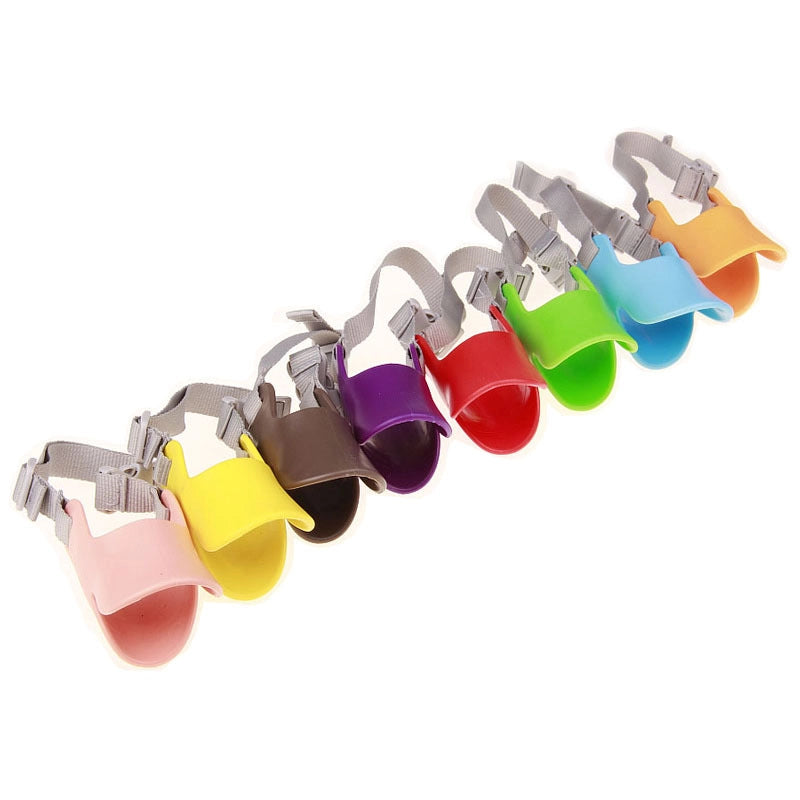 Soft Silicone Duckbill Muzzle For Pets Anti-bite Anti-noise Dog Mask Packaging Pet Supplies