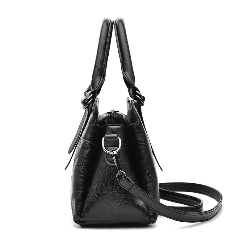 Women's Large All Seasons Pu Leather Basic Diana Bag