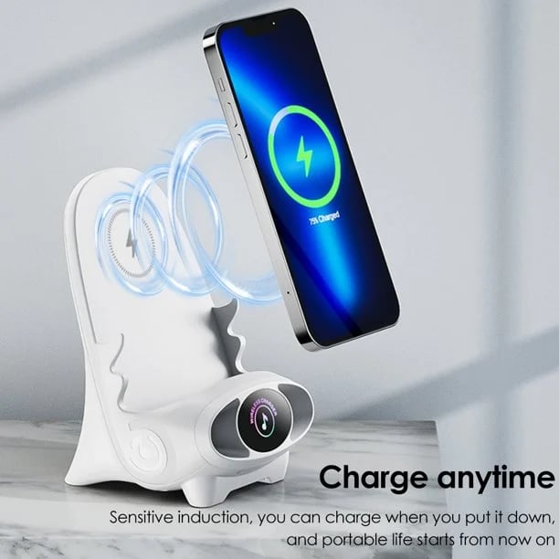 ✨2023 New ✨-Mini chair wireless fast charger multifunctional phone holder