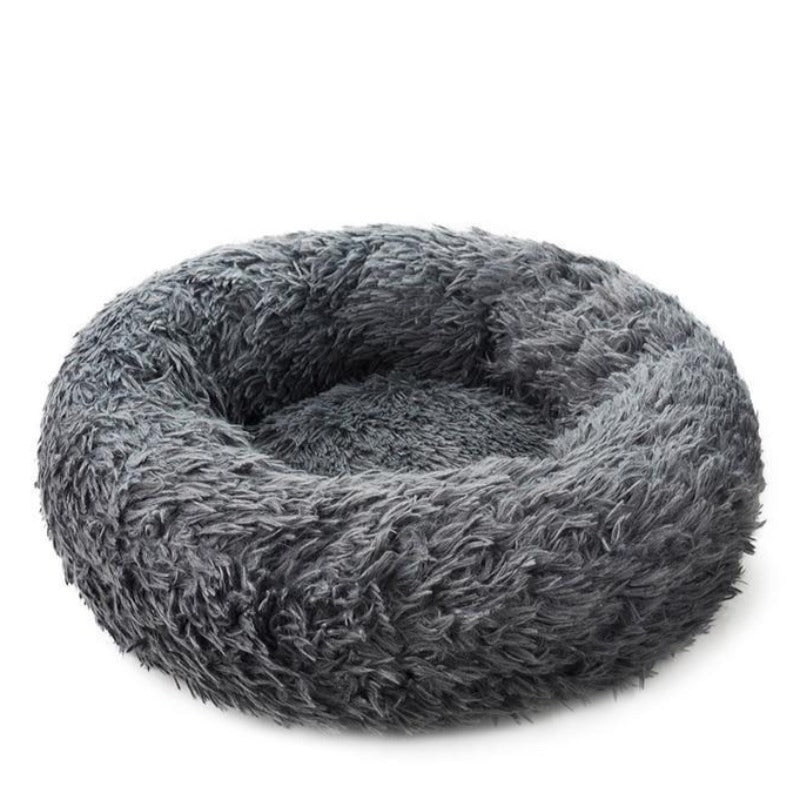 Comfy Anti-Anxiety Calming Dog & Cat Donut Bed | Fluffy Dog Bed