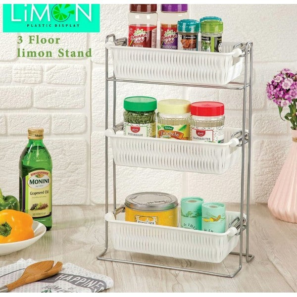 Limon Rectangle Potato & Onion Rack 3 Floor