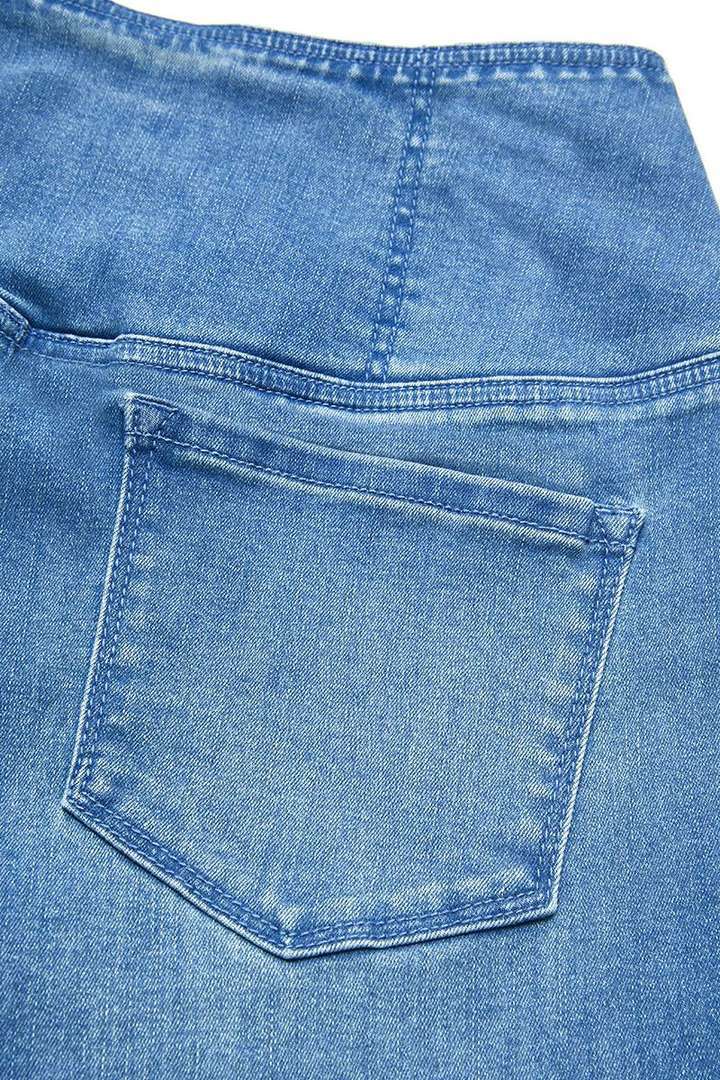 🔥Promotion-Wash Wrap Mid Rise Stretchy Flare Jeans