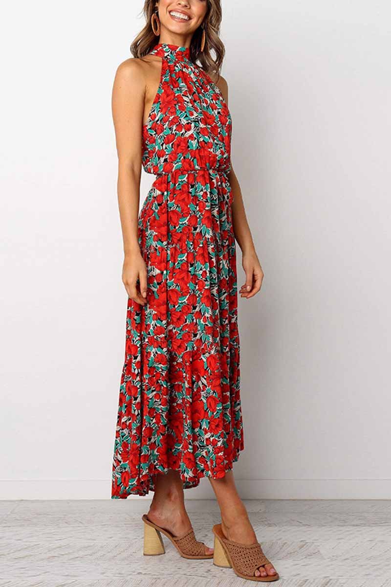 Florcoo Fashion Floral Dress ( 3 Colors)