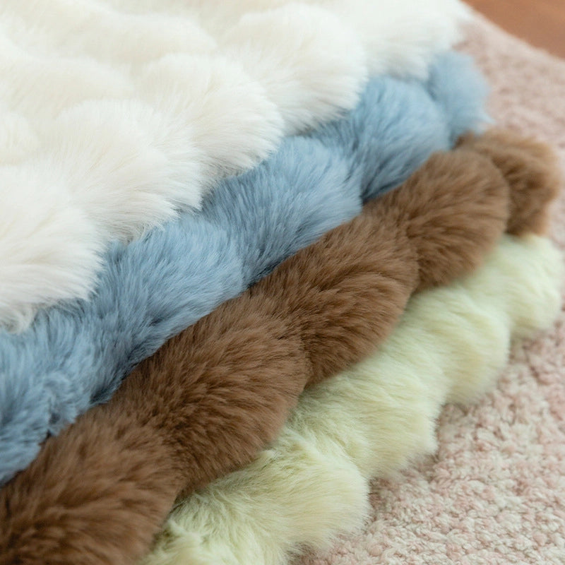 Cushion Plush Winter Chair Cushion Office Long-sitting Butt Cushion Dining Chair Cushion Stool Cushion Butt Cushion Chair Cushion Thickened