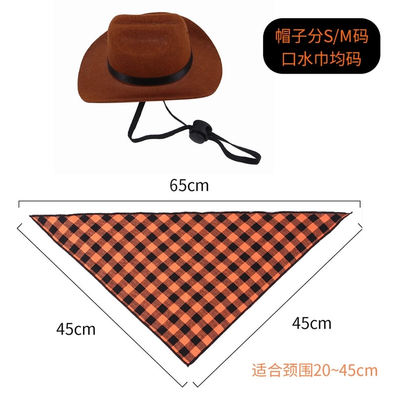 Casual Nonwoven Solid Color Pet Hat 1 Piece