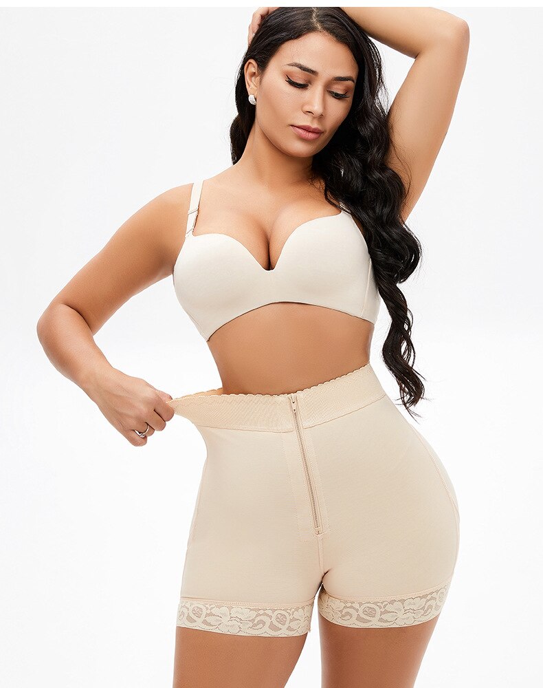 Compression Firm Fajas with Zipper Only - Butt Lift Internal