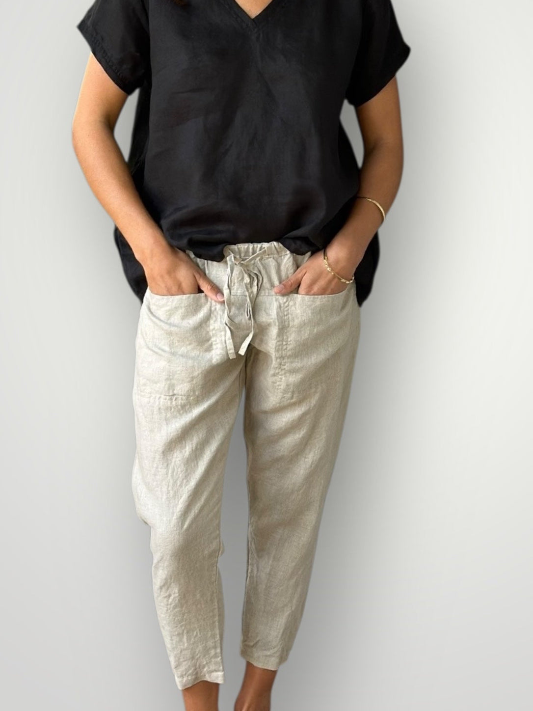 jessie pant-natural linen