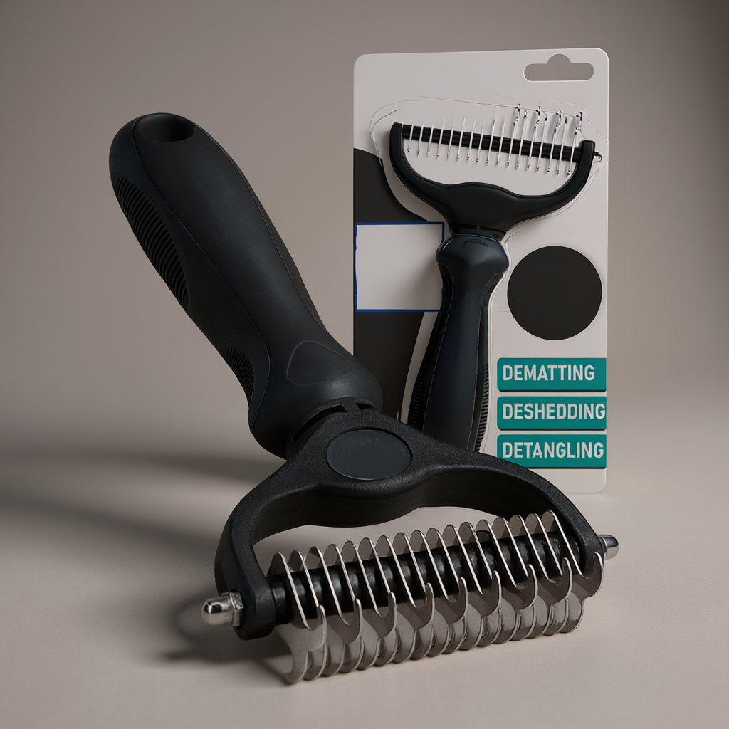 Double Sided Dog And Cat Grooming Brush