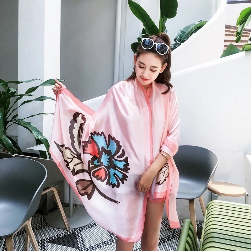Fashion Silk Scarf (707 Main Color) Nhcj0164-707 Main Color