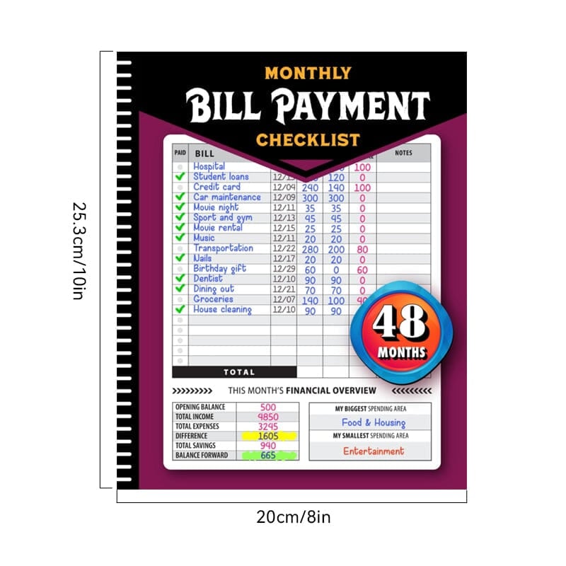 🔥Bill Payment Management Book🎉