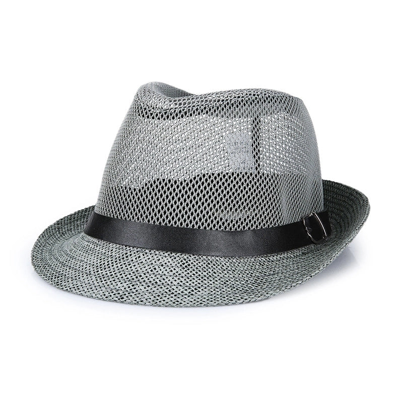 Women's Minimalist Solid Color Crimping Fedora Hat