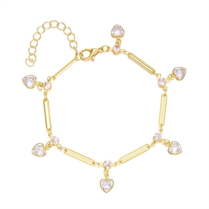 Style Jewelry Suit Fashion Women's High-Grade Love Heart Flowers Beaded Necklace Girl's Small Flower Choker Clavicle Chain