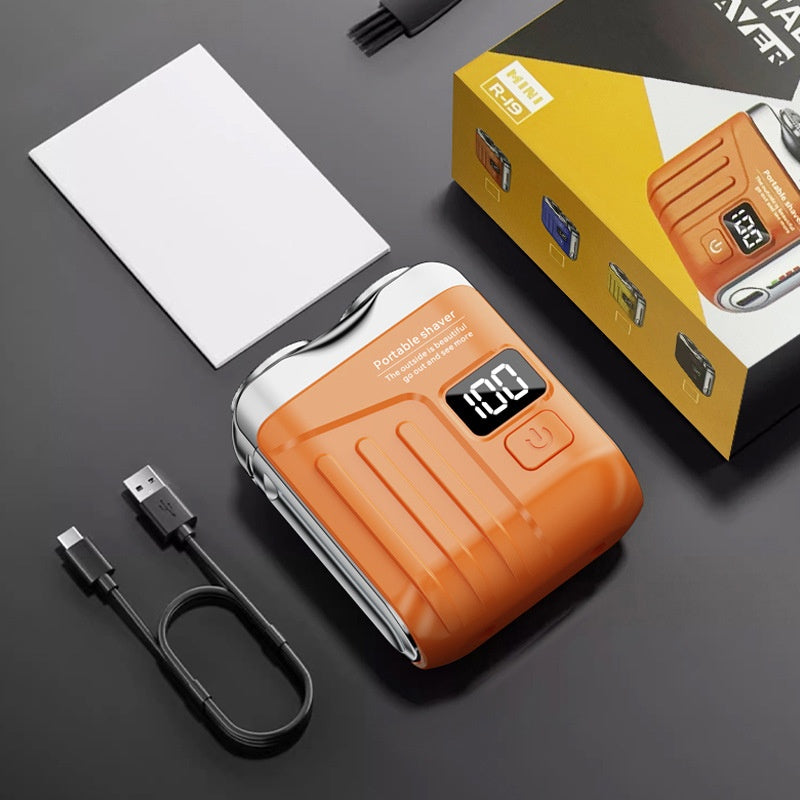 ⏳Time-limited Special🥸Men’s Waterproof Mini Electric Shaver with LED Display