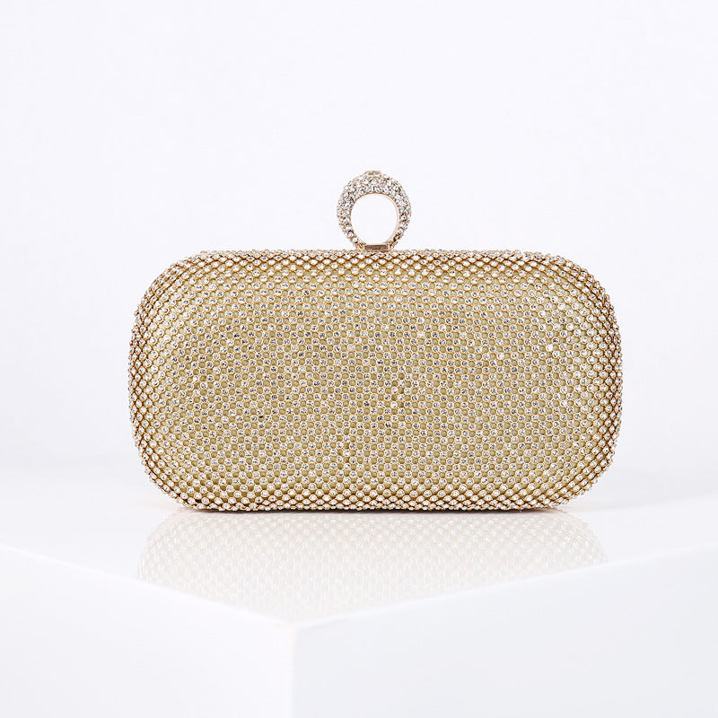 Shiny Ring Diamond PC+ABS Evening Clutch