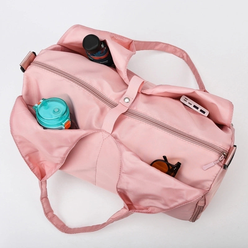 Women'S Basic Sports Solid Color Oxford Cloth Waterproof Travel Bags