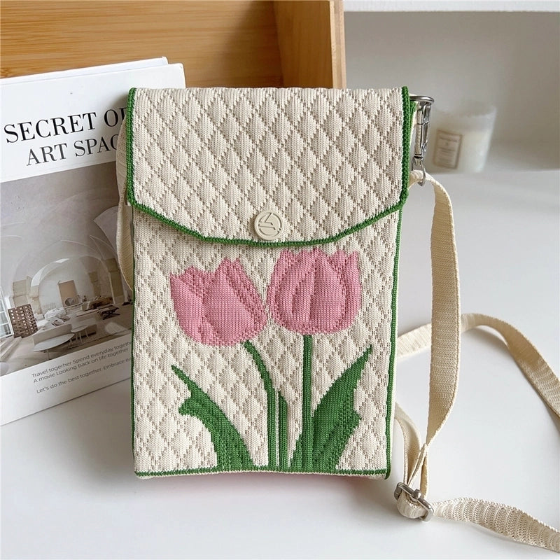 Women's Mini Spring&summer Knit Vacation Shoulder Bag