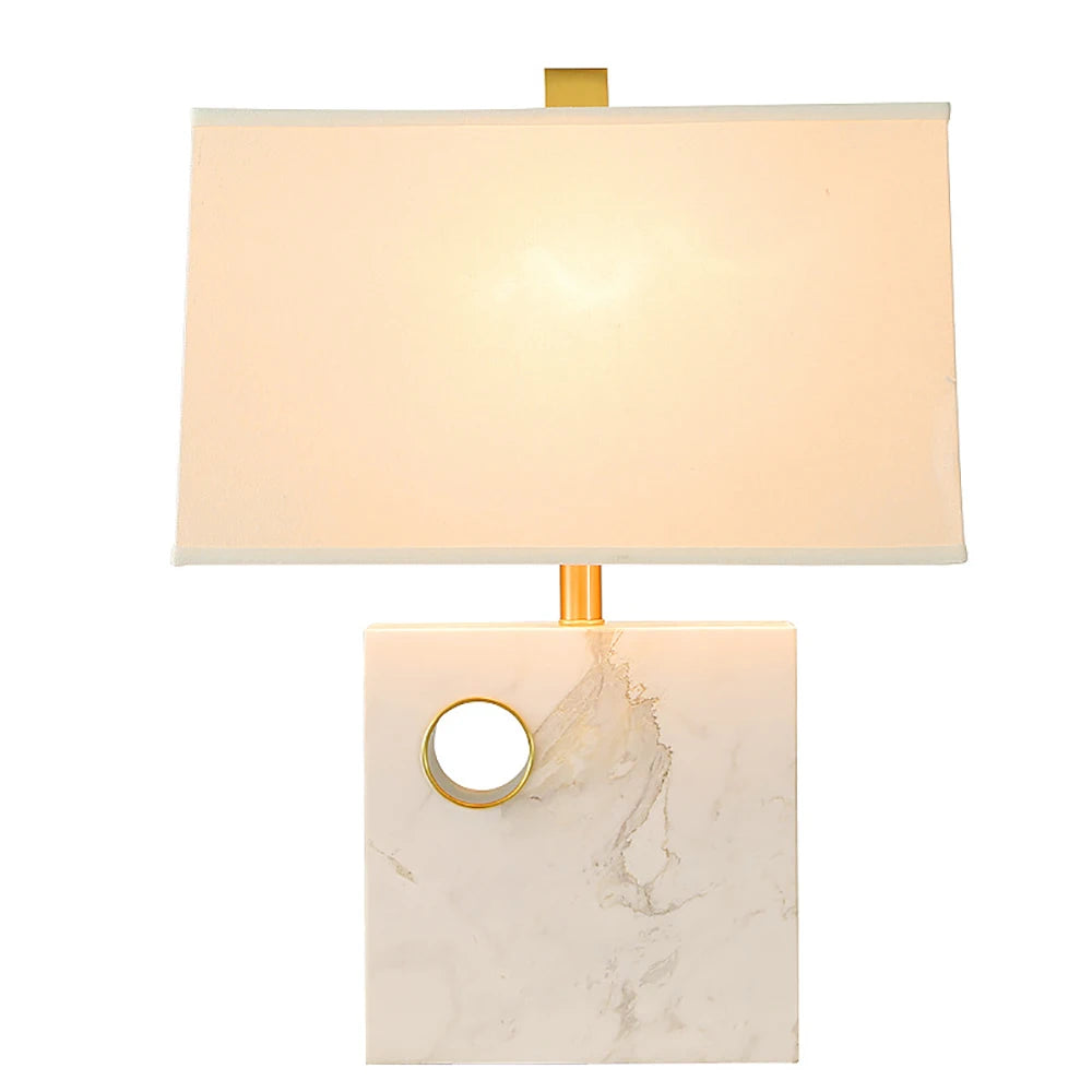 Nordic Opulence Luxury LED Marble Desk Lamp