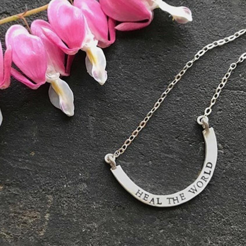 Tikkun Olam Cup Half Full Necklace