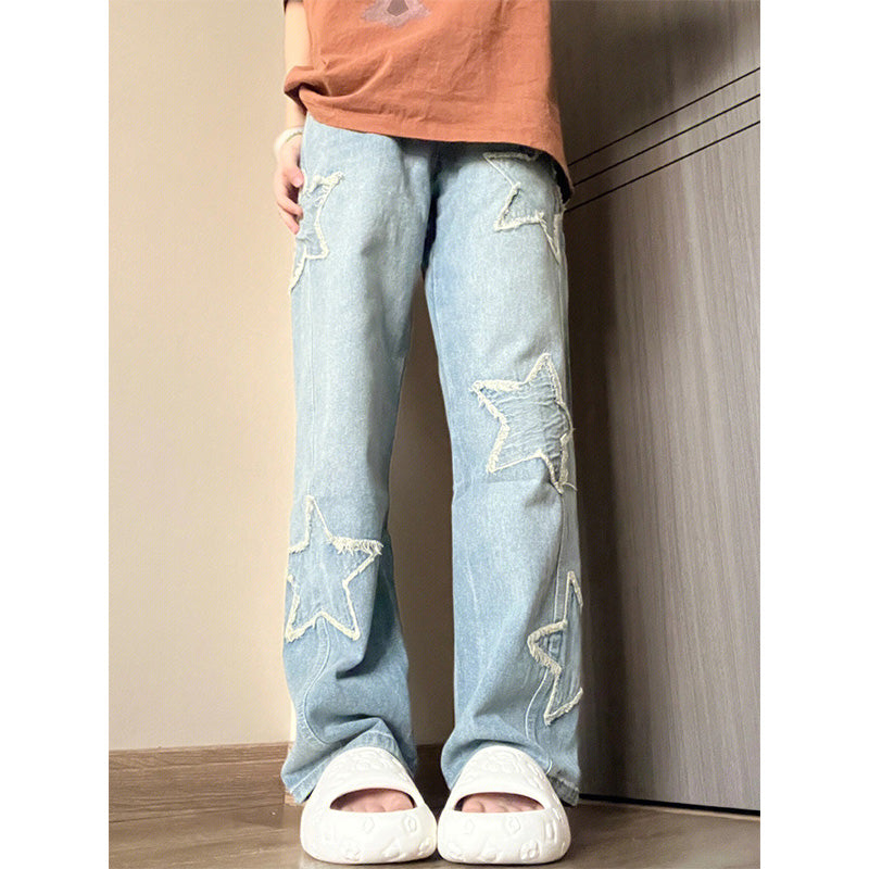 Harajuku Pentagram Jeans  KF9942