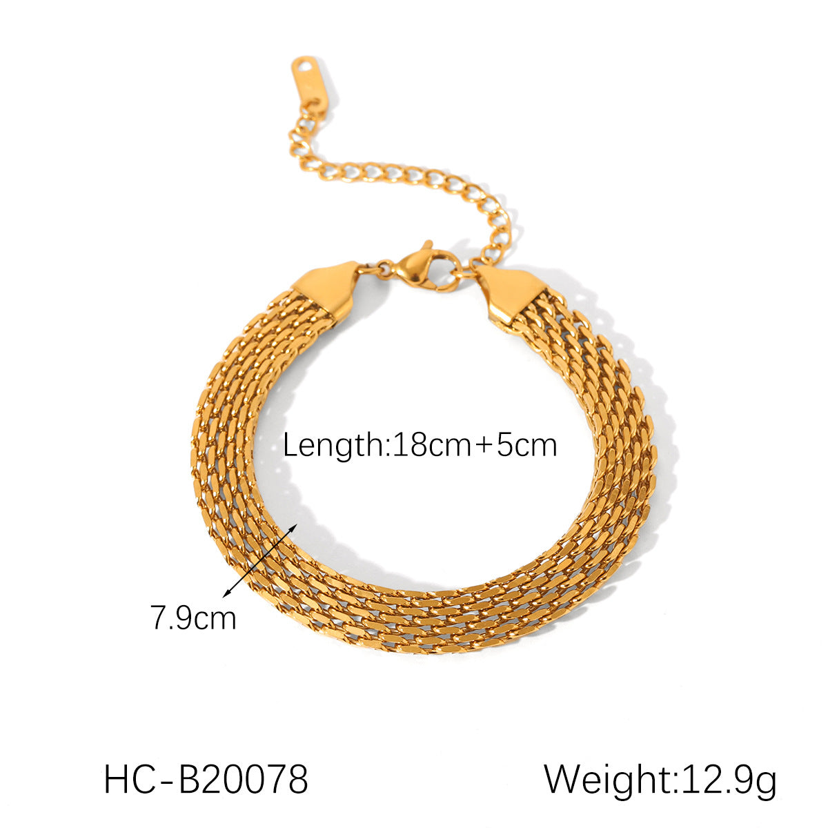 Stainless Steel Bracelet Ot Buckle Love Pearl Bracelet Female Titanium Steel Jewelry
