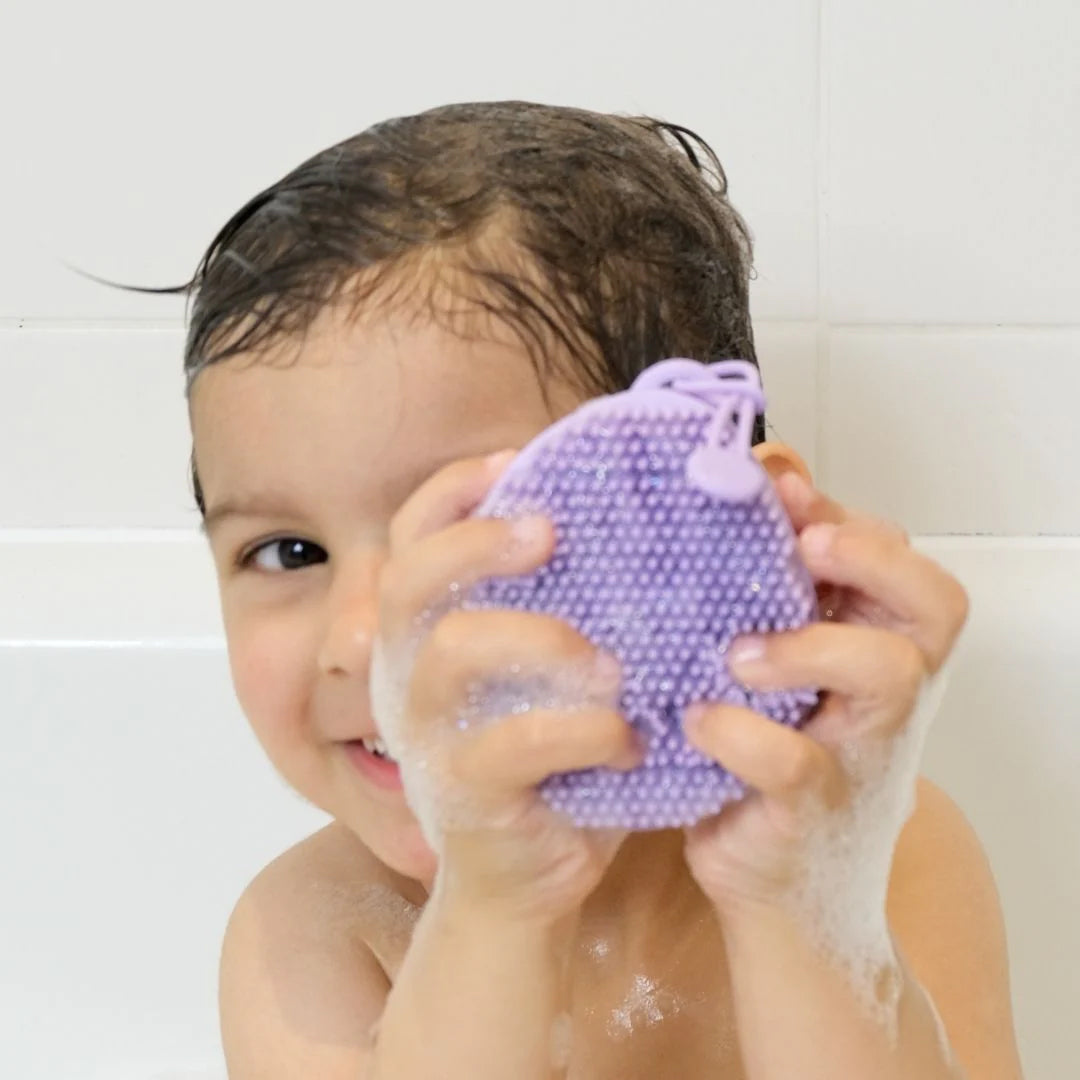 Silicone Soft Bath Body Brush With Shampoo Dispenser