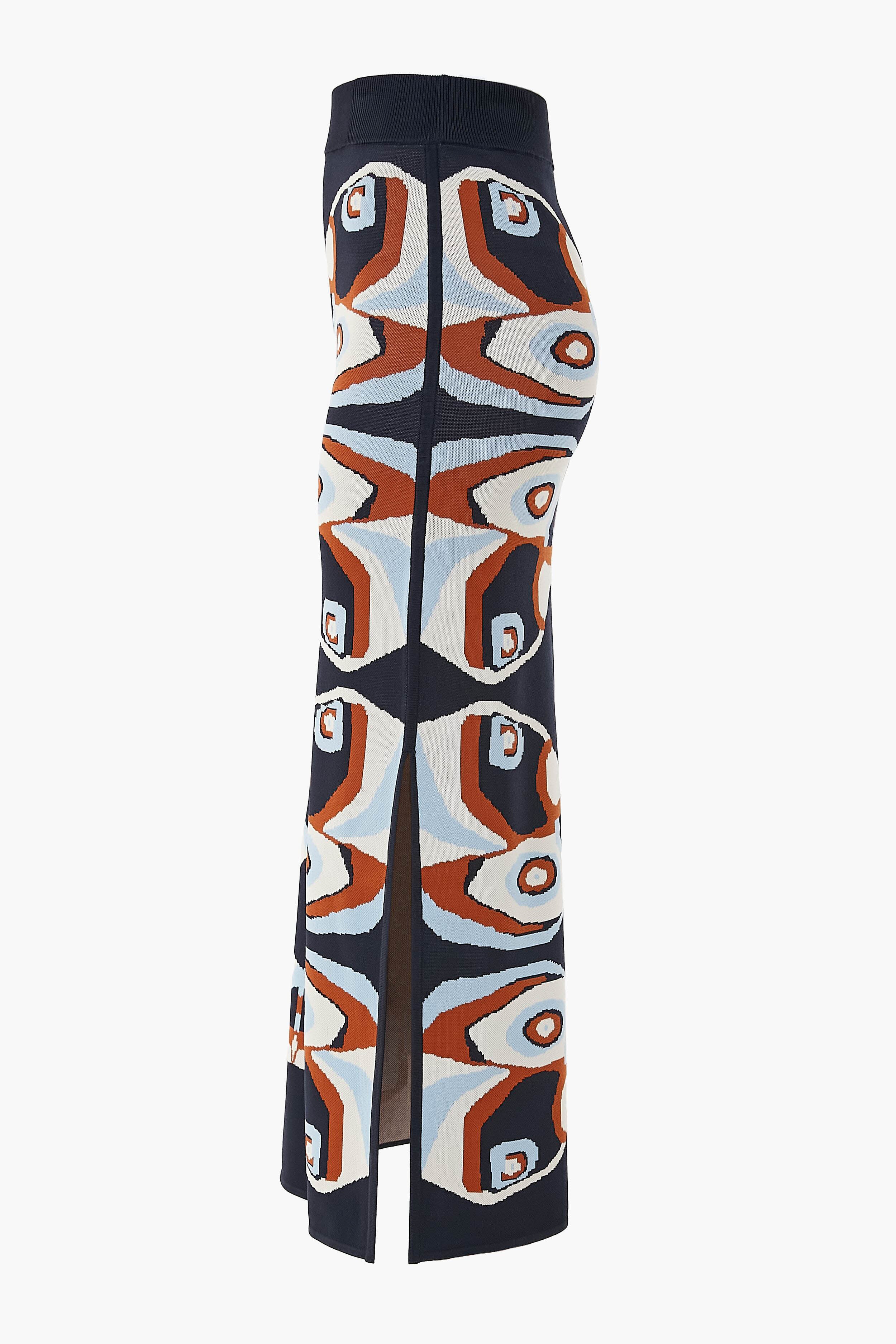 Navy Butterfly Nylah Skirt