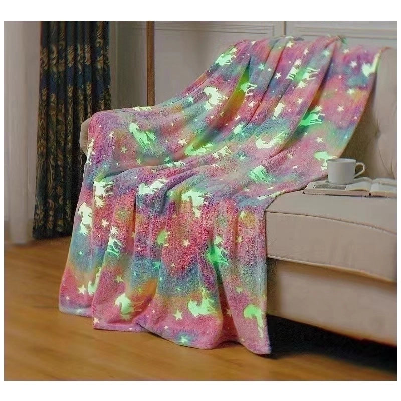 Vacation Solid Color Polyester Velvet Blanket
