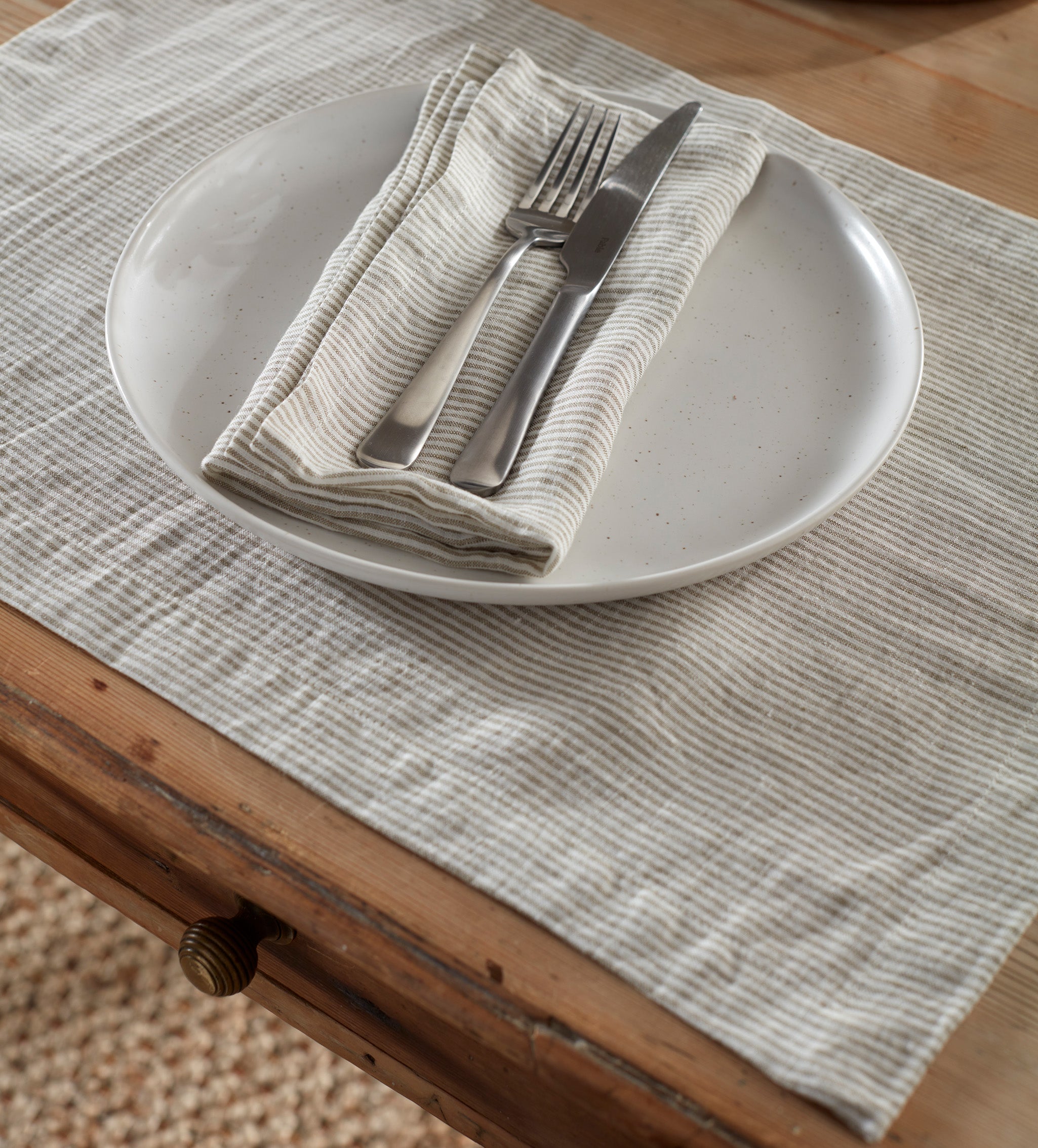 Natural  100% Linen Placemats - Set of 2