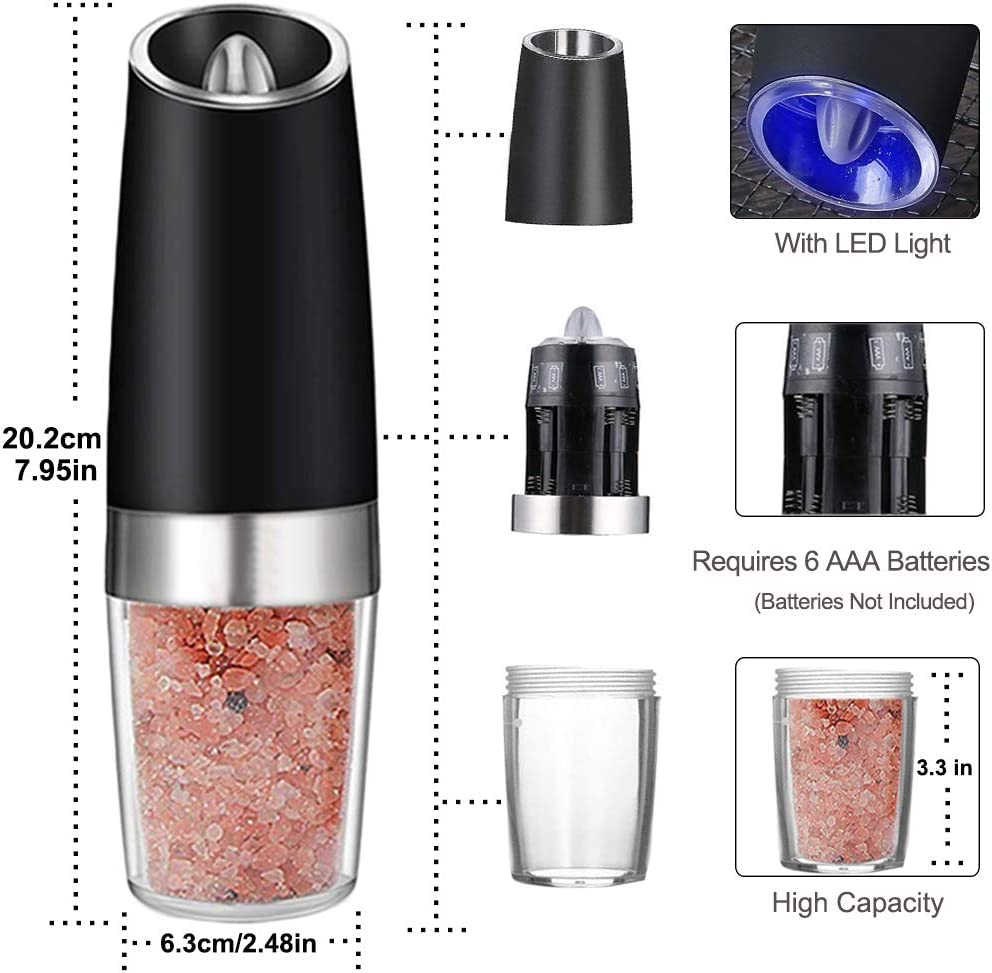 Gravity Salt and Pepper Grinder