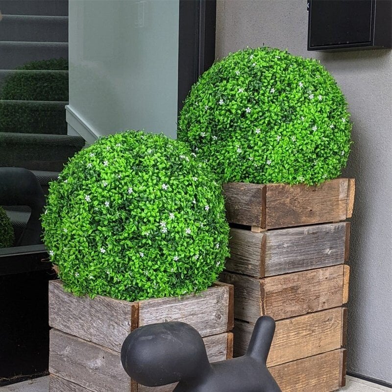 💥This Week's Special Price $9.99 🎊Artificial Plant Topiary Ball🌳