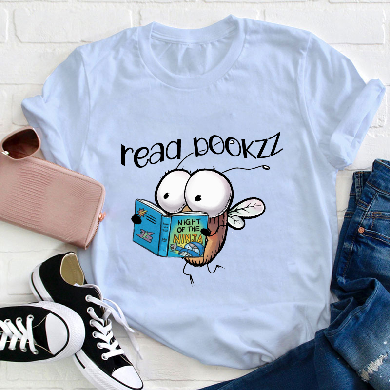 Read Bookzzz Teacher T-Shirt