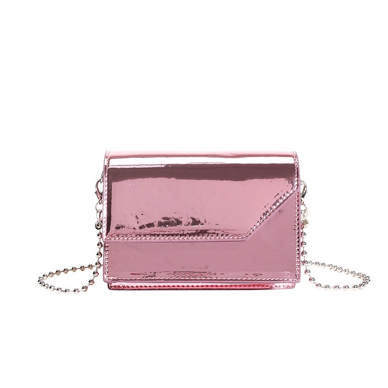 Women's All Seasons Pu Leather Solid Color Streetwear Square Magnetic Buckle Square Bag