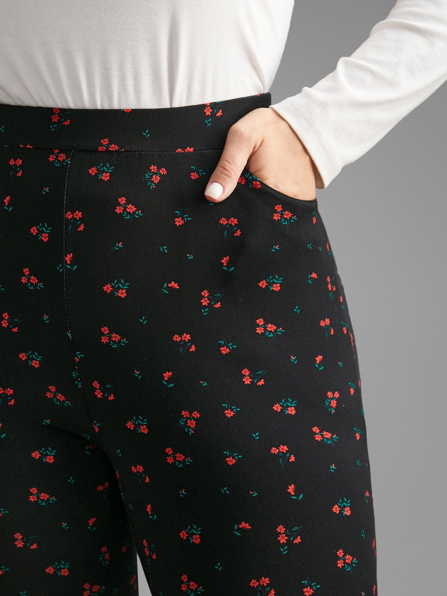 Ditsy Floral Pocket Skinny Leggings