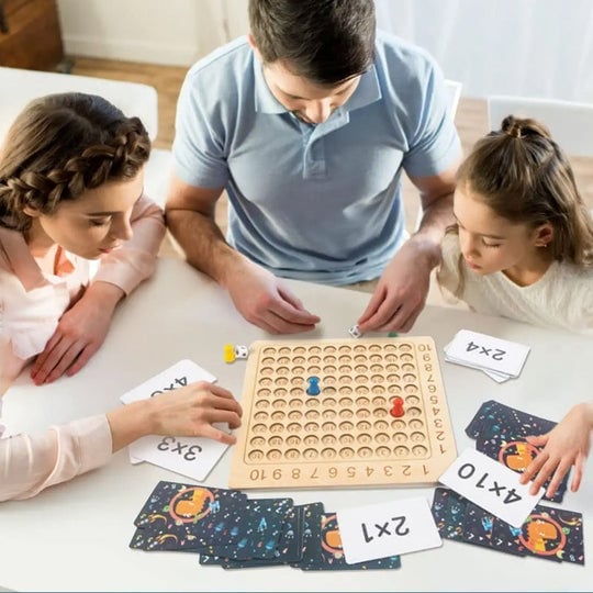 💥  Promotion- SAVE 48% OFF- Wooden Multiplication Board Game - BUY 2 GET EXTRA 10 % OFF & FREE SHIPPING!