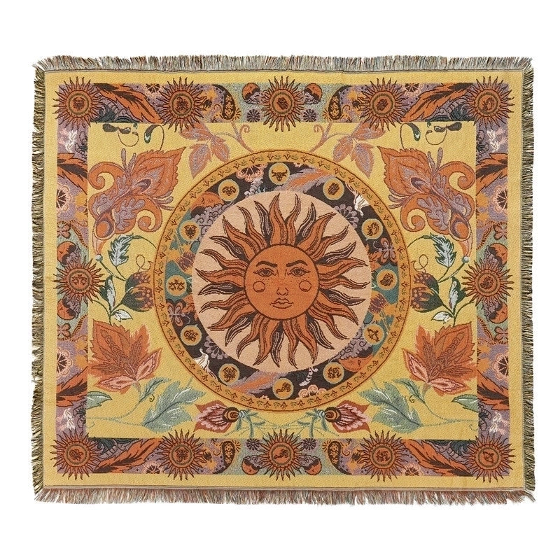Style Multi-functional Blanket Outdoor Camping Blanket Picnic Blanket Sofa Blanket Cover Blanket Bohemian Blanket Nap Blanket