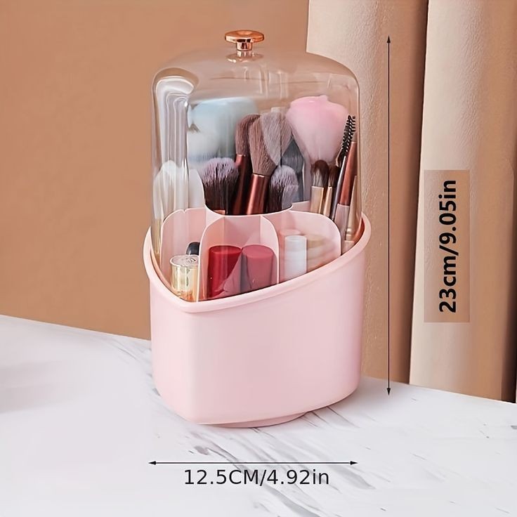 HEART SHAPE MAKEUP BRUSH ORGANIZER