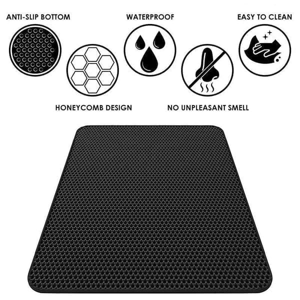 (🔥HOT SALE NOW-49% OFF) Non-Slip Cat Litter Mat (BUY 2 GET EXTRA 10%  OFF)