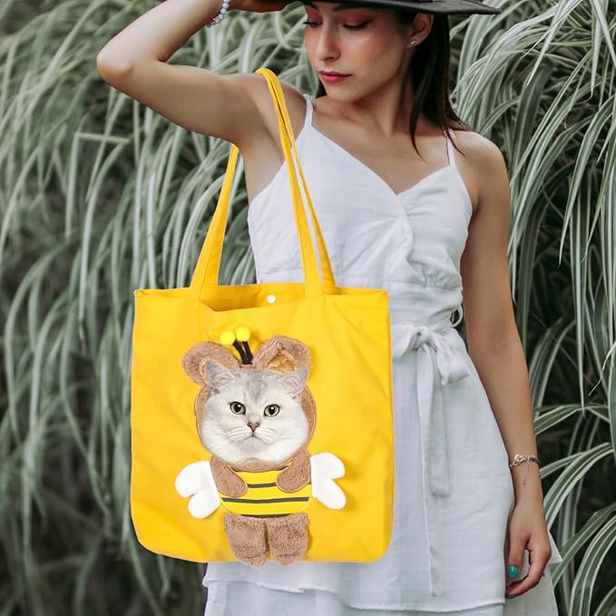🐈Canvas Cat Bag🎒